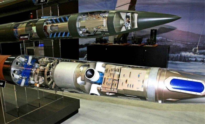 PAC-3 MSE ve THAAD füzelerinin diyagramı