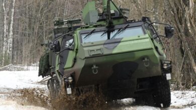 Patria 6x6 zırhlı aracı