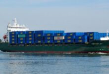 Contship jet liberya gemisi vuruldu