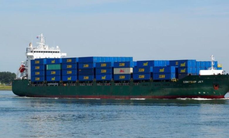 Contship jet liberya gemisi vuruldu